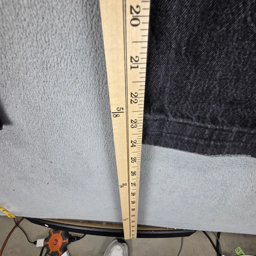 Vintage Levis 501 Jeans Mens Black Straight Made In USA‎ Button Fly Fits 30x24